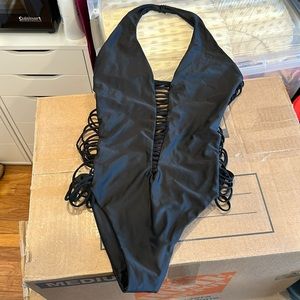 Nasty Gal String once piece bathing suit